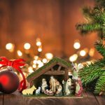 Decoratiune de Craciun, Lesle, 28x9x18cm, 9 Figurine, DCJ233 - imagine 4