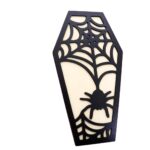 Decoratiune de Halloween, Lemn, Negru, 30x16 cm, DH046 - imagine 2