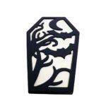 Decoratiune de Halloween, Lemn, Negru, 30x16 cm, DH047 - imagine 3