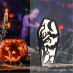 Decoratiune de Halloween, Lemn, Negru, 30x16 cm, DH047 - imagine 4