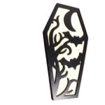 Decoratiune de Halloween, Lemn, Negru, 30x16 cm, DH047 - imagine 2