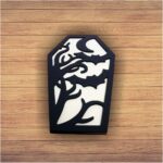 Decoratiune de Halloween, Lemn, Negru, 30x16 cm, DH047 - imagine 5