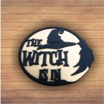 Decoratiune de Halloween, Lemn, Negru, 30x30 cm, DH048 - imagine 5