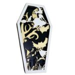 Decoratiune de Halloween, Lemn, Negru, 30x16 cm, DH052 - imagine 4