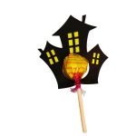 Decoratiune de Halloween, Bomboana  Chupa Chups, Negru, 8x10,5 cm, DH082 - imagine 3