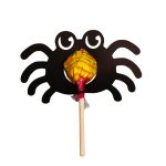Decoratiune de Halloween, Bomboana  Chupa Chups, Negru, 10,5x7 cm, DH083