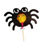Decoratiune de Halloween, Bomboana  Chupa Chups, Negru, 10,5x7 cm, DH083 - imagine 3