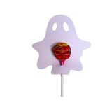 Decoratiune de Halloween, Bomboana  Chupa Chups, Alb, 10x10 cm, DH086