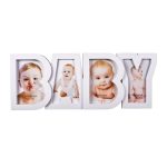 Rama, Foto, Baby, Alba, (4 pozitii), 18x45cm, RMFAM002