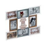 Rama, Foto, Decorativa, din Lemn, "Every Family..." ,(8 poze) 50x42x4cm, RMFAM003 - imagine 5