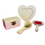 Set Mot, Inima, Lemn, 21x29.7 cm, SM20 - imagine 2