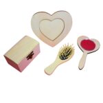 Set Mot, Inima, Lemn, 21x29.7 cm, SM20 - imagine 5