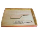 Set Gatit Mire, Blank, Nunta, 3 Piese, Lemn, 38x28cm, SMBK001 - imagine 4