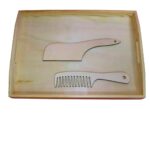Set Gatit Mire, Blank, Nunta, 3 Piese, Lemn, 38x28cm, SMBK001 - imagine 3
