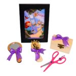 Set Mot Personalizat, Printesa Sofia, 6 Piese, Lemn, Mov, 20x30cm, SMD079 - imagine 3