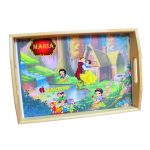 Set Mot Personalizat, Alba ca Zapada, 6 Piese, Lemn, Rosu, 20x30cm, SMD081 - imagine 5