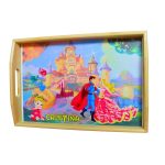 Set Mot Personalizat, Frumoasa Adormita, 6 Piese, Lemn, Roz, 20x30cm, SMD087 - imagine 3