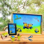 Set Mot Personalizat, Minioni, 6 Piese, Lemn, Galben, 20x30cm, SMD089 - imagine 4