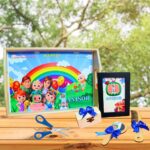 Set Mot Personalizat, Baby Johny, 6 Piese, Lemn, Albastru, 20x30cm, SMD0103 - imagine 4
