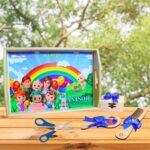 Set Mot Personalizat, Baby Johny, 5 Piese, Lemn, Albastru, 20x30cm, SMD0104 - imagine 4