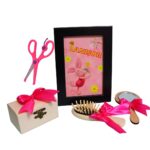 Set Mot Personalizat, Porcusorul Piglet, 6 Piese, Lemn, Roz, 20x30cm, SMD0105 - imagine 2