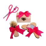 Set Mot Personalizat, Baby Girl, 5 Piese, Lemn, Roz, 20x30cm, SMD118 - imagine 2