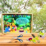 Set Mot Personalizat, Winnie the Pooh, 5 Piese, Lemn, Galben, 20x30cm, SMD134 - imagine 4