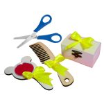 Set Mot Personalizat, Winnie the Pooh, 5 Piese, Lemn, Galben, 20x30cm, SMD134 - imagine 2