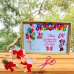 Set Mot Personalizat, Minnie Mouse, 5 Piese, Lemn, 30x20cm, SMD136 - imagine 4