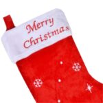ciorap craciun fulgi broderie