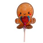 Decoratiune de Craciun, Bomboana Chupa Chups, Rosu, 10x7,5 cm, 006 - imagine 3