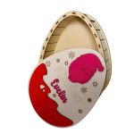 Cutie cadou de Craciun Ou Kinder Surprise, Personalizata, Lemn, Roz, 30x23 cm, CCDB006 - imagine 4