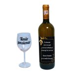 Set cadou de Sarbatori pentru coleg/a, Cutie de vin cu sticla si un pahar, 35x25cm, Vin Domeniile Panciu Feteasca Regala, CSVC015 - imagine 3