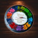 Ceas Licheni pentru Fini, Lemn, Negru, 40cm, DL091 - imagine 4