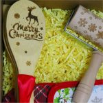 Set cadou Craciun 3 piese, Ustensile bucatarie, Manusa, 32,5x25,5x10,5 cm, SCC001 - imagine 5