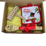 Set cadou Craciun 3 piese, Ustensile bucatarie, Manusa, 32,5x25,5x10,5 cm, SCC001 - imagine 2