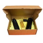 Set cadou Craciun 4 piese, Umbrela eleganta neagra, Pix si Creion, Termos negru smart, 32,5x25,5x10,5 cm, SCC004