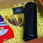 Set cadou Craciun 3 piese, Cafea Lavazza, Ciocolata, Termos negru smart, 32,5x25,5x10,5 cm, SCC006 - imagine 4