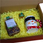 Set cadou Craciun 3 piese, Ceai, Cana, Miere, 32,5x25,5x10,5 cm, SCC010 - imagine 2