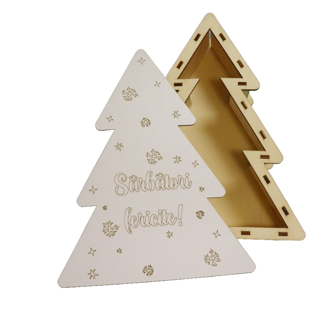 cutie dulciuri craciun brad sarbatori