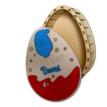 cutie dulciuri craciun ou mos albastru