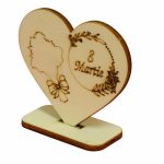 Baza martisor inima, 8 Martie, 10x8 cm, BM012 - imagine 3