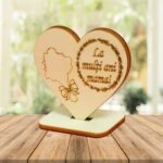 Baza martisor inima, La multi ani mama,10x8 cm, BM021 - imagine 5