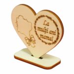 Baza martisor inima, La multi ani mama,10x8 cm, BM021 - imagine 3