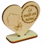 Baza martisor inima, La multi ani mama,10x8 cm, BM021 - imagine 4