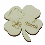 Baza martisor trifoi, 8 Martie, 8x8 cm, BM035 - imagine 2