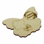 Baza martisor fluture, O primavara frumoasa, 10x7,5 cm, BM040 - imagine 5