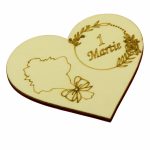 Baza martisor 1 Martie, Model Inima,10x8 cm, BM049 - imagine 4