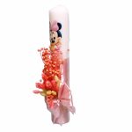 Set Lumanare si Trusou Botez Minnie Mouse, 7 Piese, Roz, TRS021 - imagine 5