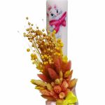 Set Lumanare si Trusou Botez Pisica Marrie, 7 Piese, Roz, TRS030 - imagine 3